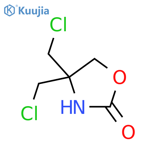 4,4-Bis(chloromethyl)-1,3-oxazolidin-2-one structure