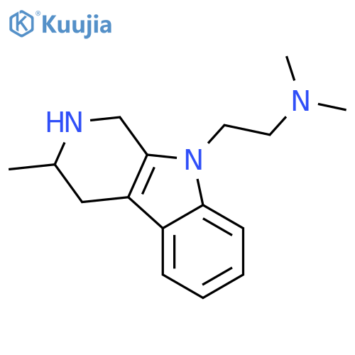 9H-Pyrido[3,4-b]indole-9-ethanamine,1,2,3,4-tetrahydro-N,N,3-trimethyl- structure
