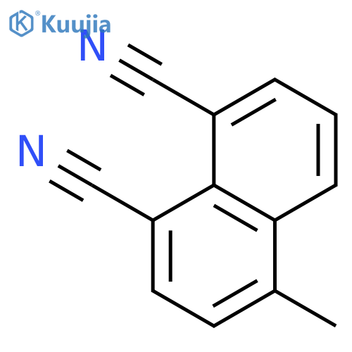 1,8-NAPHTHALENEDICARBONITRILE, 4-METHYL- structure