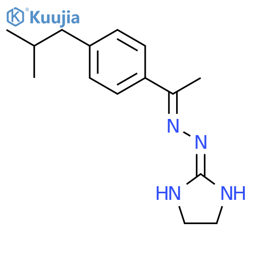 2-IMIDAZOLIDINONE, [1-[4-(2-METHYLPROPYL)PHENYL]ETHYLIDENE]HYDRAZONE structure