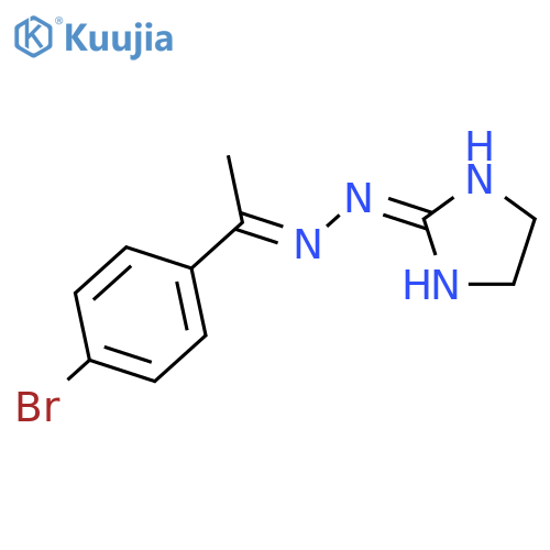 2-Imidazolidinone, [1-(4-bromophenyl)ethylidene]hydrazone structure