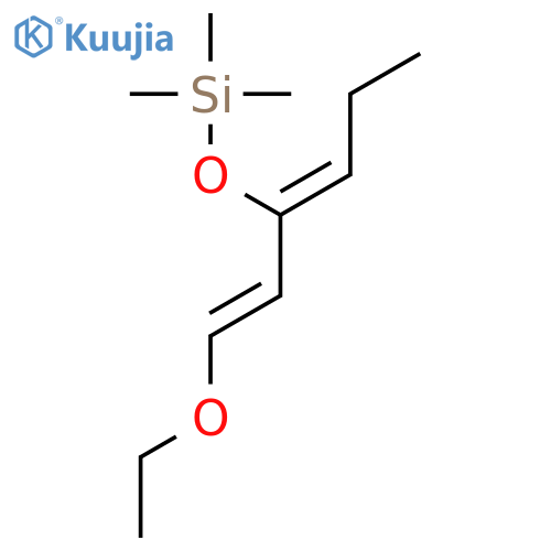 Silane, [[1-(2-ethoxyethenyl)-1-butenyl]oxy]trimethyl- structure
