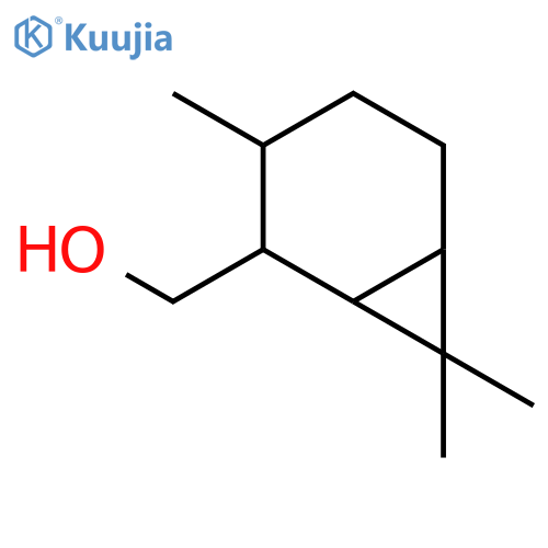 Bicyclo[4.1.0]heptane-2-methanol,3,7,7-trimethyl- structure