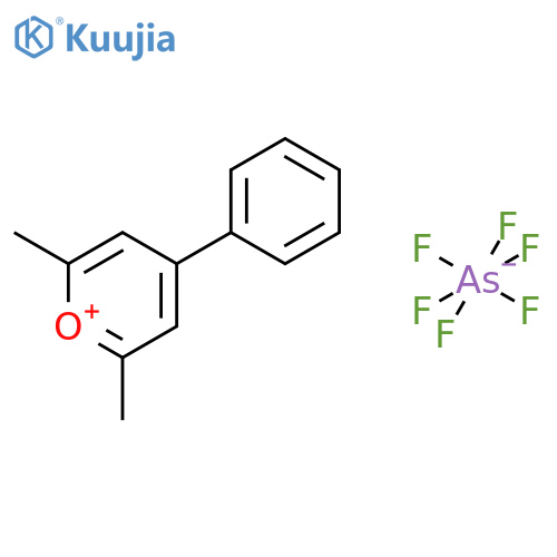 2,6-Dimethyl-4-phenylpyrylium hexafluoroarsenate structure