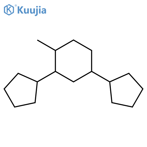 Cyclohexane, 2,4-dicyclopentyl-1-methyl- structure