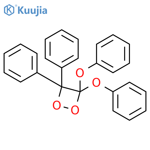 1,2-Dioxetane, 3,3-diphenoxy-4,4-diphenyl- structure