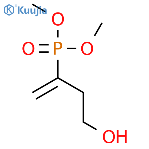 PHOSPHONIC ACID, (3-HYDROXY-1-METHYLENEPROPYL)-, DIMETHYL ESTER structure