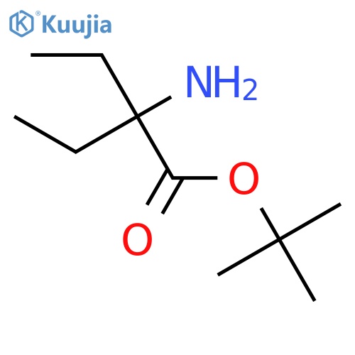 tert-butyl 2-amino-2-ethylbutanoate structure