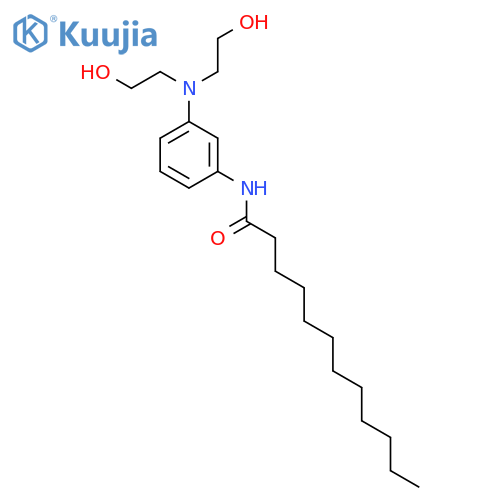 Dodecanamide, N-[3-[bis(2-hydroxyethyl)amino]phenyl]- structure