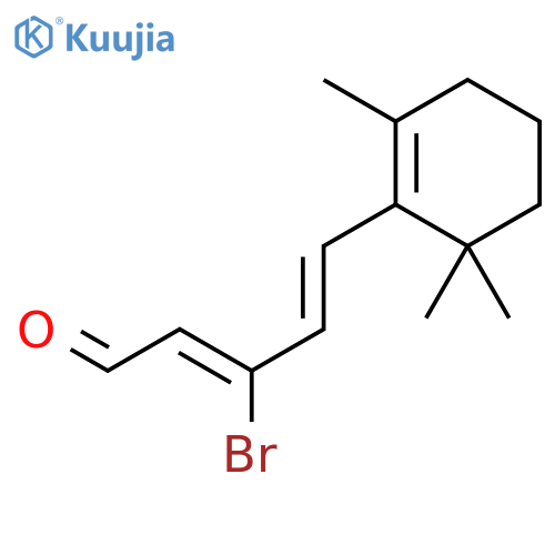 2,4-PENTADIENAL, 3-BROMO-5-(2,6,6-TRIMETHYL-1-CYCLOHEXEN-1-YL)-, (Z,E)- structure