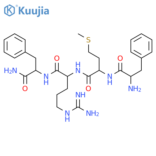 H-D-Phe-Met-Arg-Phe-NH2 trifluoroacetate salt structure
