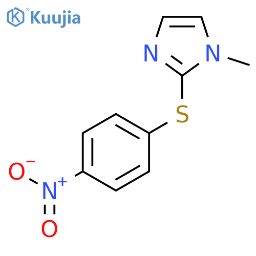 1H-Imidazole, 1-methyl-2-[(4-nitrophenyl)thio]- structure