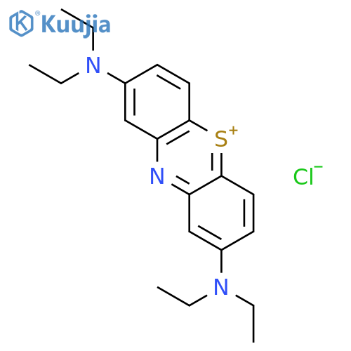 PHENOTHIAZIN-5-IUM, 2,8-BIS(DIETHYLAMINO)-, CHLORIDE structure
