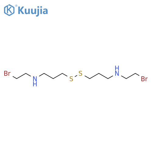 1-Propanamine, 3,3'-dithiobis[N-(2-bromoethyl)- structure