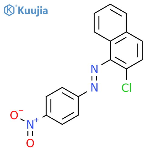 Diazene, (2-chloro-1-naphthalenyl)(4-nitrophenyl)- structure
