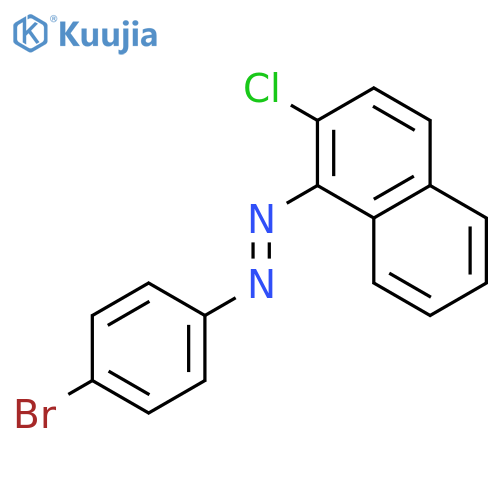 DIAZENE, (4-BROMOPHENYL)(2-CHLORO-1-NAPHTHALENYL)- structure