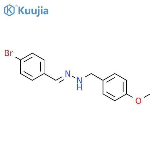 BENZALDEHYDE, 4-BROMO-, (4-METHOXYPHENYL)METHYLHYDRAZONE structure