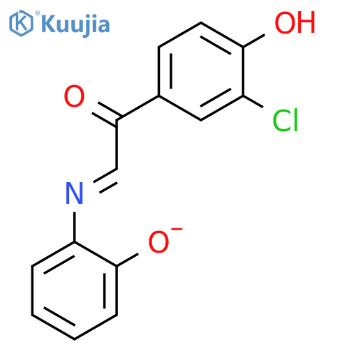 ETHANONE, 1-(3-CHLORO-4-HYDROXYPHENYL)-2-(OXIDOPHENYLIMINO)- structure