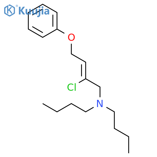 2-Buten-1-amine, N,N-dibutyl-2-chloro-4-phenoxy- structure