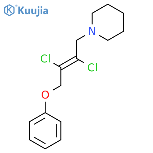 PIPERIDINE, 1-(2,3-DICHLORO-4-PHENOXY-2-BUTENYL)- structure