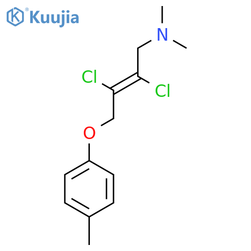 2-BUTEN-1-AMINE, 2,3-DICHLORO-N,N-DIMETHYL-4-(4-METHYLPHENOXY)- structure