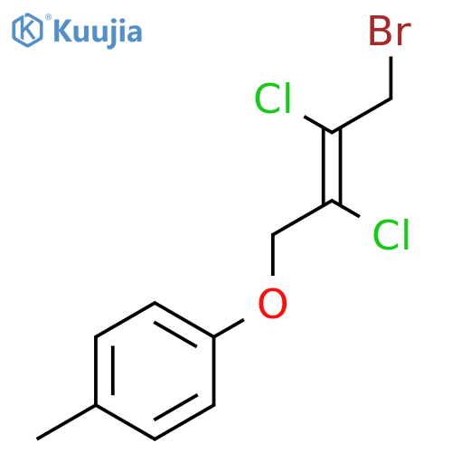 Benzene, 1-[(4-bromo-2,3-dichloro-2-butenyl)oxy]-4-methyl- structure
