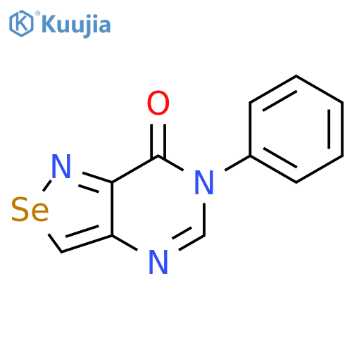 6-phenyl-7(6H)-isoselenazolo(4,3-d)pyrimidone structure