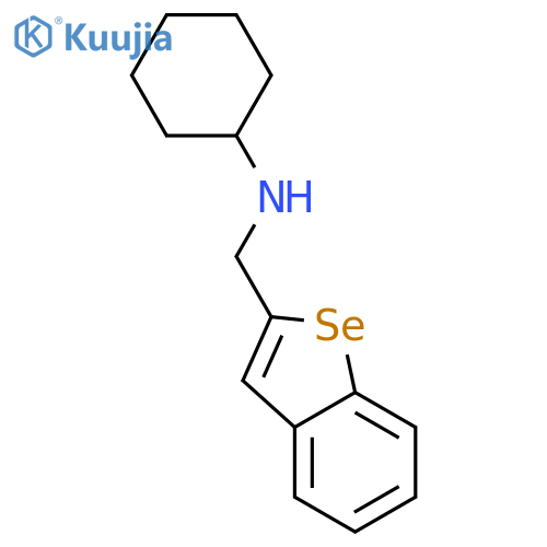 Benzo[b]selenophene-2-methanamine, N-cyclohexyl- structure