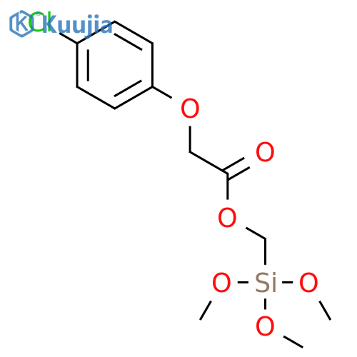 ACETIC ACID, (4-CHLOROPHENOXY)-, (TRIMETHOXYSILYL)METHYL ESTER structure