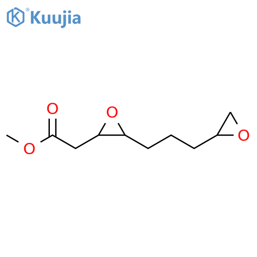 OXIRANEACETIC ACID, 3-(3-OXIRANYLPROPYL)-, METHYL ESTER structure