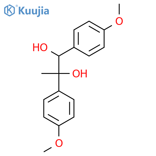 1,2-PROPANEDIOL, 1,2-BIS(4-METHOXYPHENYL)- structure