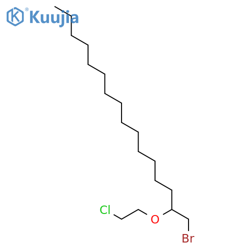 Hexadecane, 1-bromo-2-(2-chloroethoxy)- structure