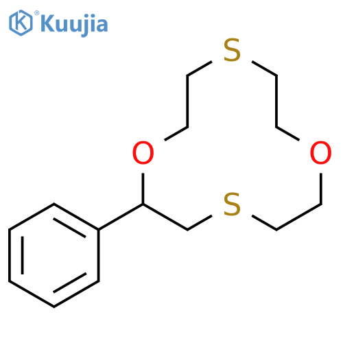 1,7-Dioxa-4,10-dithiacyclododecane, 2-phenyl- structure