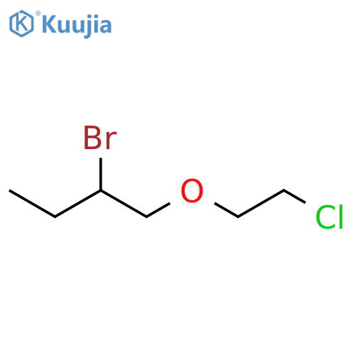 Butane, 2-bromo-1-(2-chloroethoxy)- structure