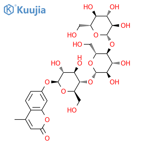 4-Methylumbelliferyl b-D-Cellotrioside structure