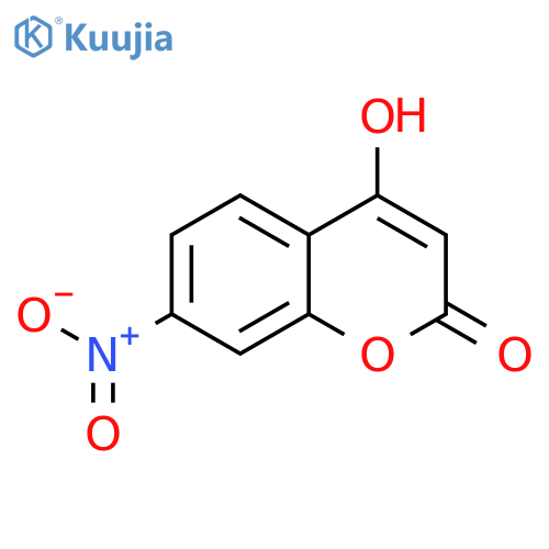 2H-1-Benzopyran-2-one, 4-hydroxy-7-nitro- structure
