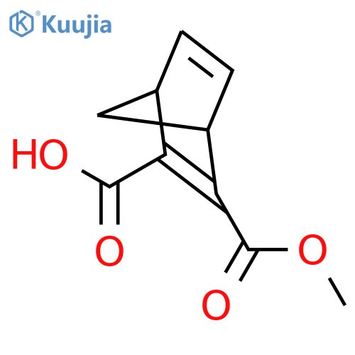 3-(Methoxycarbonyl)bicyclo[2.2.1]hepta-2,5-diene-2-carboxylic acid structure