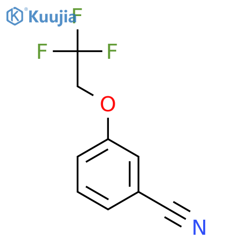 3-(2,2,2-trifluoroethoxy)benzonitrile structure