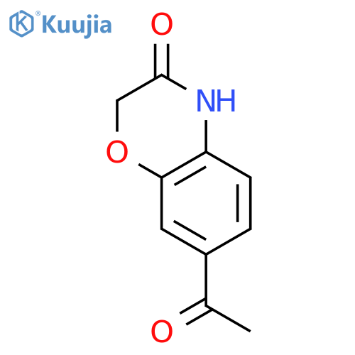 7-acetyl-3,4-dihydro-2H-1,4-benzoxazin-3-one structure