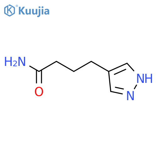 1H-Pyrazole-4-butanamide structure