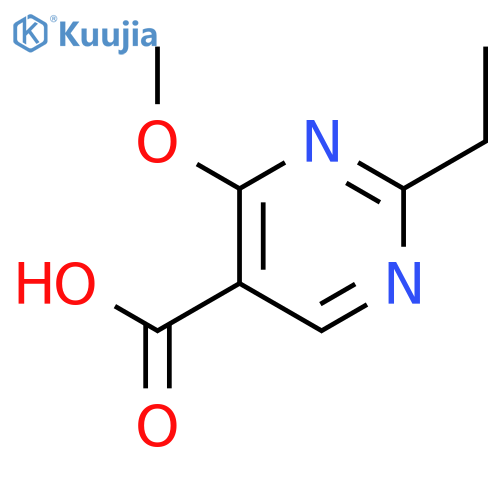 5-Pyrimidinecarboxylic acid, 2-ethyl-4-methoxy- structure