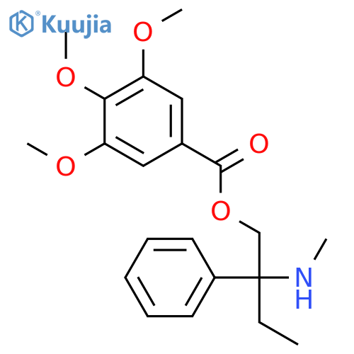 2-(Methylamino)-2-phenylbutyl 3,4,5-trimethoxybenzoate structure