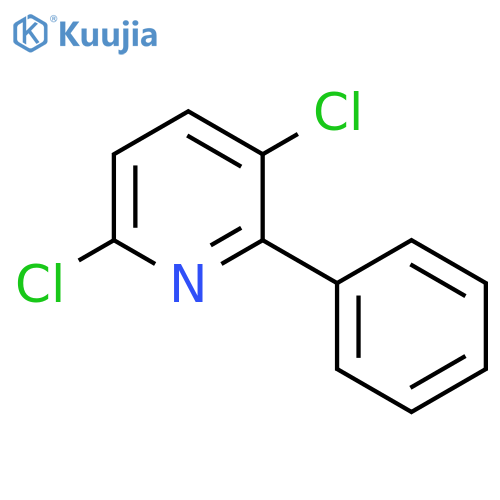 PYRIDINE, 3,6-DICHLORO-2-PHENYL- structure