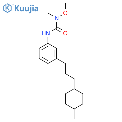 Urea, N-methoxy-N-methyl-N'-[3-[3-(4-methylcyclohexyl)propyl]phenyl]- structure