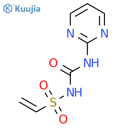 Ethenesulfonamide, N-[(2-pyrimidinylamino)carbonyl]- structure