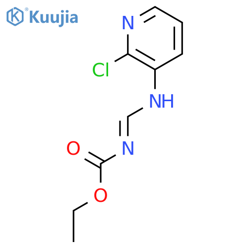 Carbamic acid, [[(2-chloro-3-pyridinyl)amino]methylene]-, ethyl ester structure