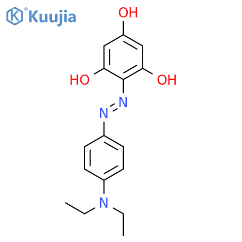 1,3,5-Benzenetriol, 2-[[4-(diethylamino)phenyl]azo]- structure