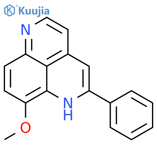 1H-Benzo[ij][2,7]naphthyridine, 9-methoxy-2-phenyl- structure