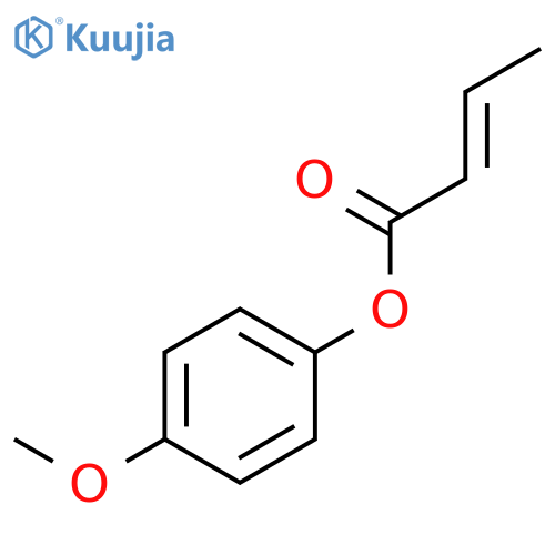 2-BUTENOIC ACID, 4-METHOXYPHENYL ESTER structure