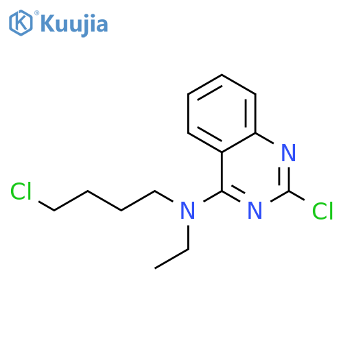 4-Quinazolinamine, 2-chloro-N-(4-chlorobutyl)-N-ethyl- structure